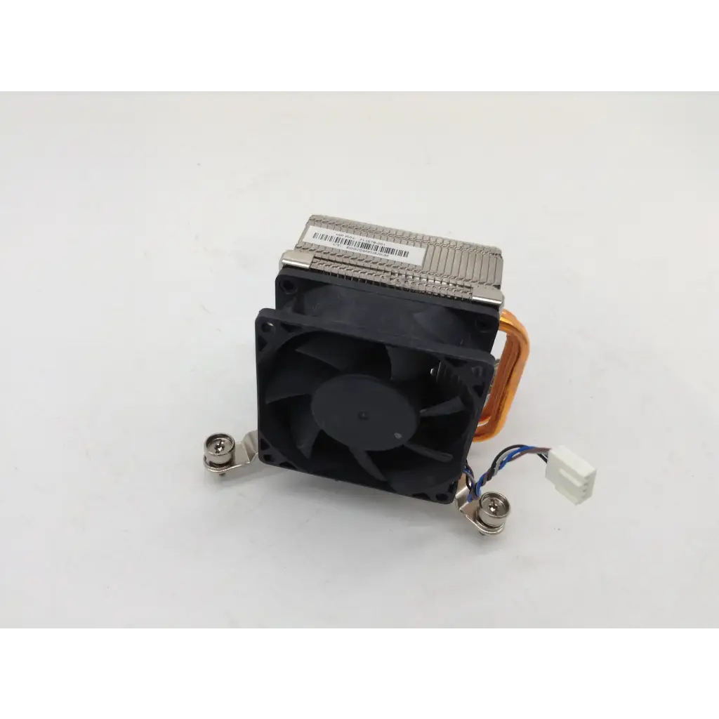 Black cpu fan with copper heat pipe and silver heatsink on black frame for oem hp prodesk elitedesk 600 800 g1