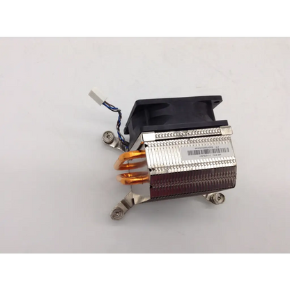 Oem hp silver and copper heat sink with black plastic mounting bracket for prodesk elitedesk cpu fan replacement