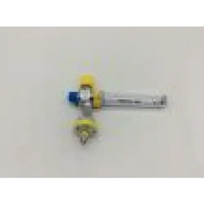 Yellow and blue plastic-handled drill bit with metallic shaft for ohio medical t15uax07411 air oxygen flowmeter
