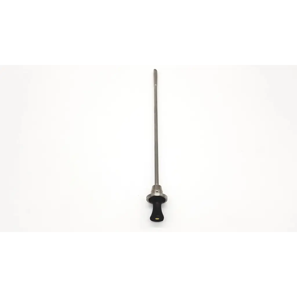 Olympus a0410 standard obturator with a sleek metallic stainless steel shaft and black ergonomic handle for surgery