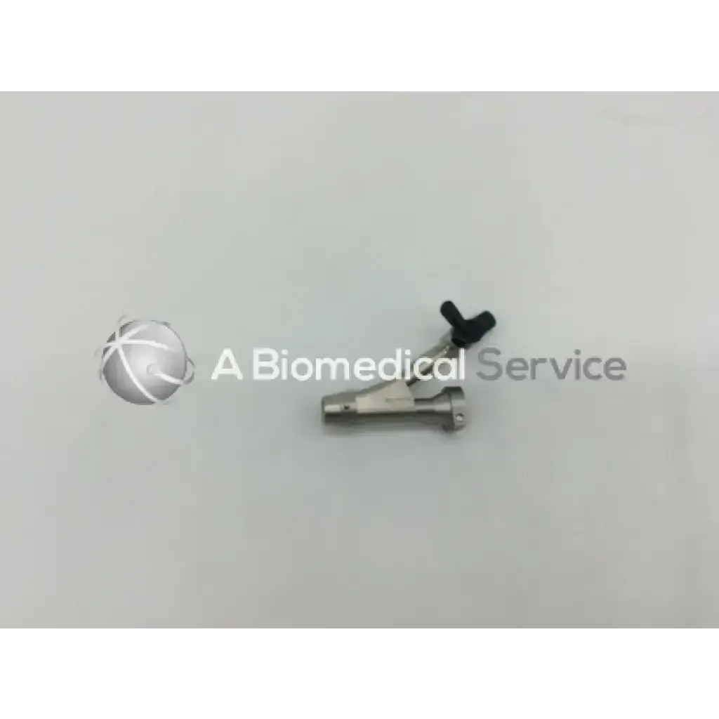 Silver surgical instrument with black rubber tip for precise handling olympus a20976a single bridge