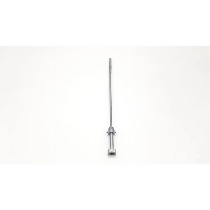 Silver surgical retractor with slender shaft and textured grip of olympus a2131 visual obturator product