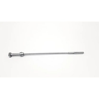Silver metallic surgical retractor with threaded handle and adjustable arms for olympus a2131 visual obturator use