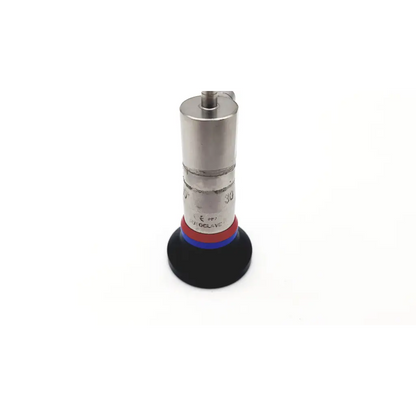 Silver cylindrical industrial valve with black rubber base and red blue sealing rings for olympus a22002a 4mm cystoscope