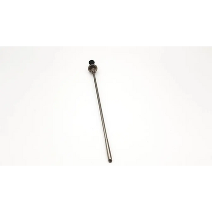 Metallic rod with black spherical cap and rounded tip of olympus a22081a obturator autoclavable instrument