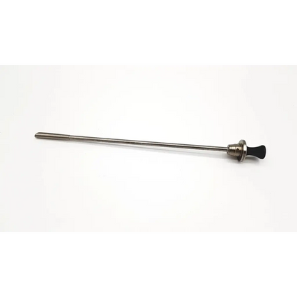 Silver surgical retractor with black ergonomic handle for olympus a22081a obturator autoclavable use