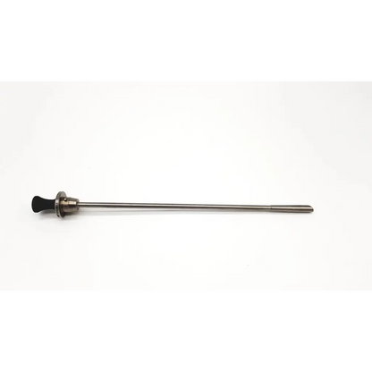 Silver surgical instrument with black ergonomic handle and metallic shaft olympus a22081a obturator autoclavable