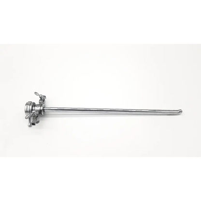 Silver surgical retractor with polished metallic finish and articulated joints for olympus a2214 dual valve cysto use