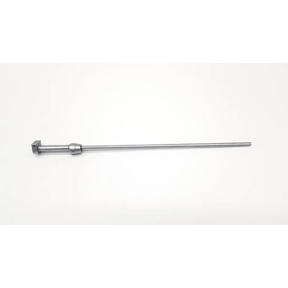 Silver metallic surgical retractor with threaded end and knurled knob for olympus a2221 endoscopy visual obrturator 17fr