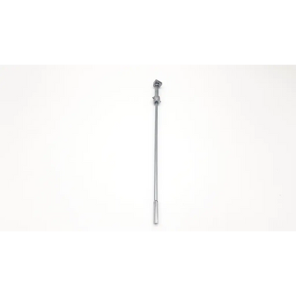 Silver metallic olympus a2224 surgical visual obturator with threaded top and smooth cylindrical shaft 22.5fr