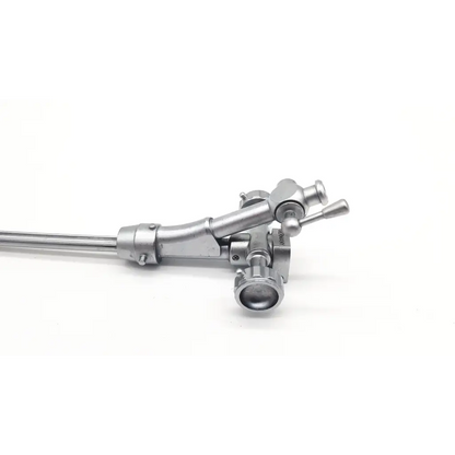 Silver surgical endoscope with articulated joints and cylindrical shaft for olympus a2271 single channel deflector