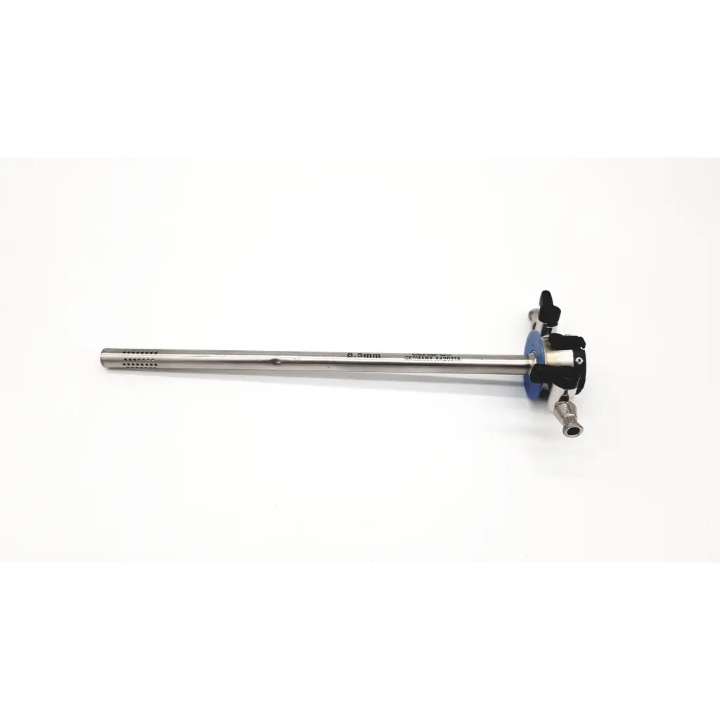 Silver metallic outer sheath with black ergonomic handles for resectoscope urology olympus a42021a product