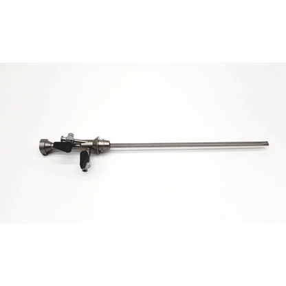 Medical-grade stainless steel olympus a4764 hysteroscopy sheath 7fr with black ergonomic handles and slender shaft