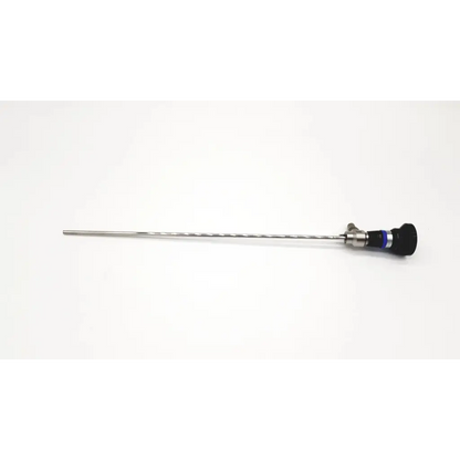 Silver surgical endoscope with black and blue handle for medical use olympus autoclavable a2011a cystoscope endoscopy