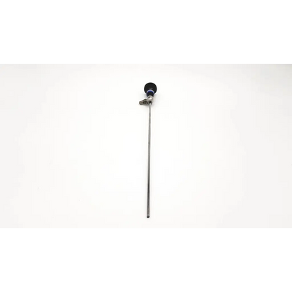 Silver surgical endoscope with black and blue handle olympus autoclavable a2011a 12 degree cystoscope endoscopy