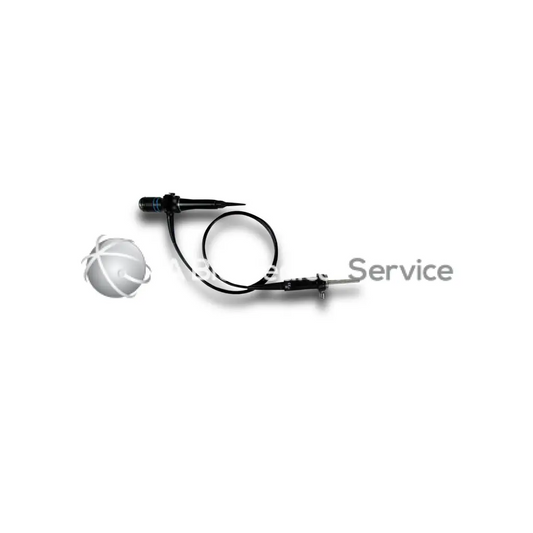 Black olympus bf-n20 medical endoscope with flexible cable and metallic tip for detailed internal examination