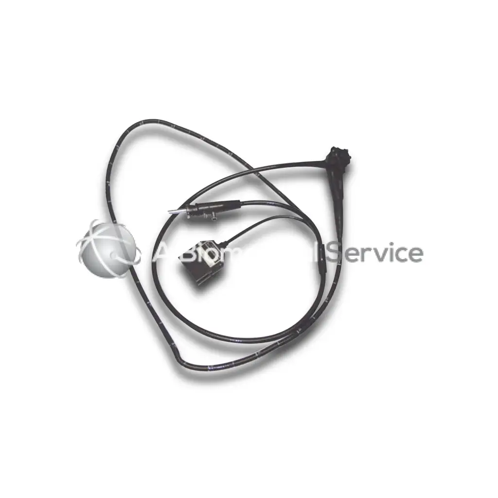 Black coiled cable with connector and sensor tip for Olympus CF-P10L / CF-P20L medical diagnostic equipment