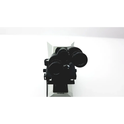 Black olympus cx41rf microscope binoculars with sleek ergonomic design and matte finish for precise viewing