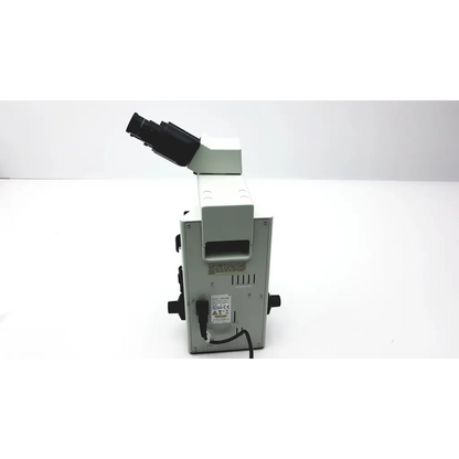White and black compound microscope with a sleek modern design for precise analysis olympus cx41rf microscope