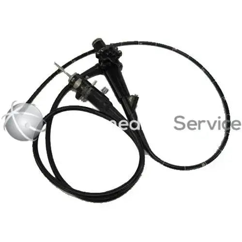 Black flexible endoscope with silver spherical balloon tip for Olympus GIF-xq20 xq30 and xq40 series use