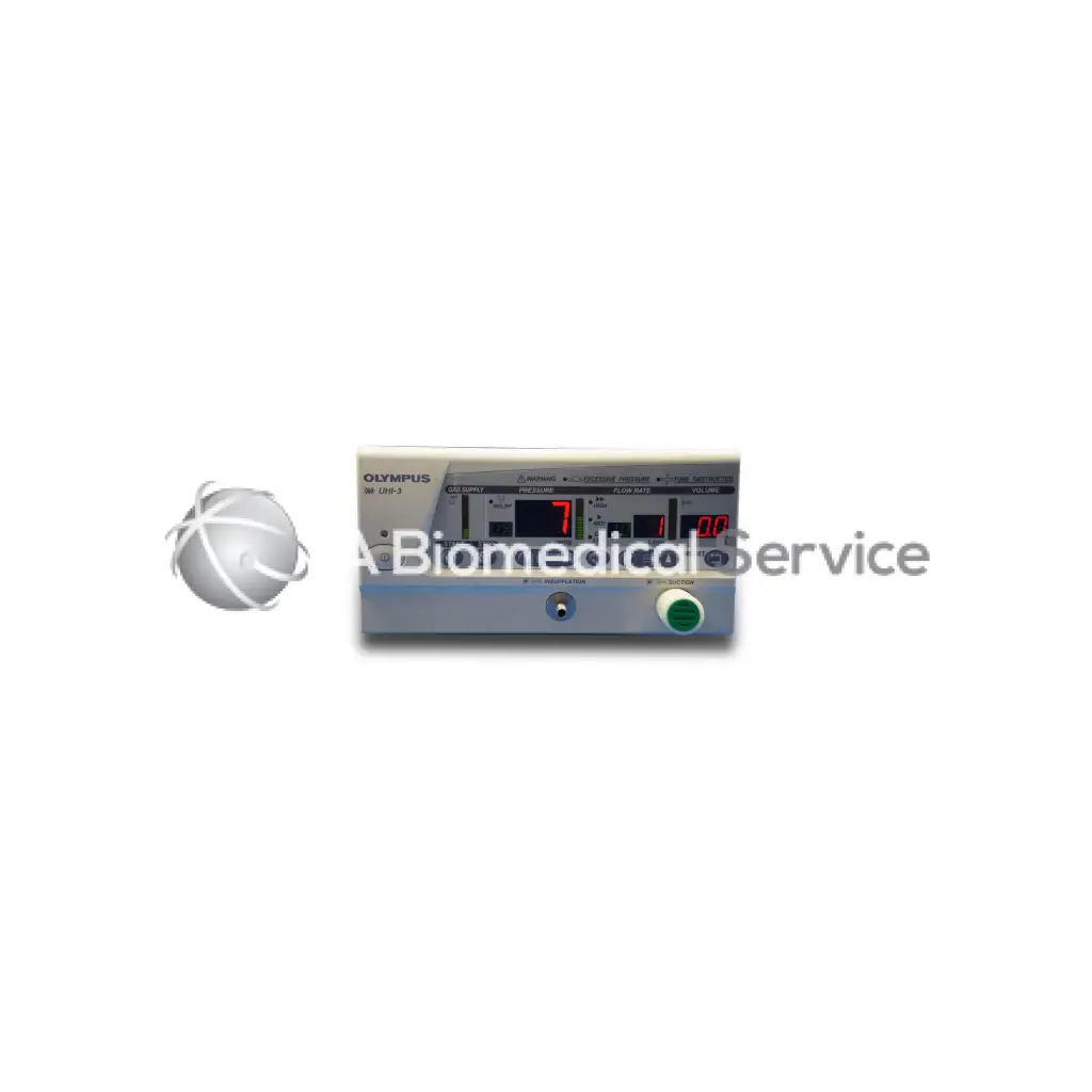Olympus insufflation unit UHI-3 surgical electrosurgical device with digital display and green power button
