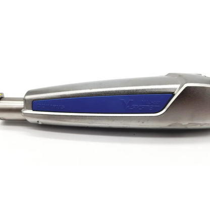 Silver mechanical lithotriptor handle with blue accent panel and v-ko logo for olympus maj441 bml system