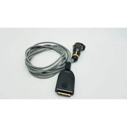 Gray coiled cable with black connectors and gold-plated interface for olympus otv-s7proh-hd-12e autoclavable camera head