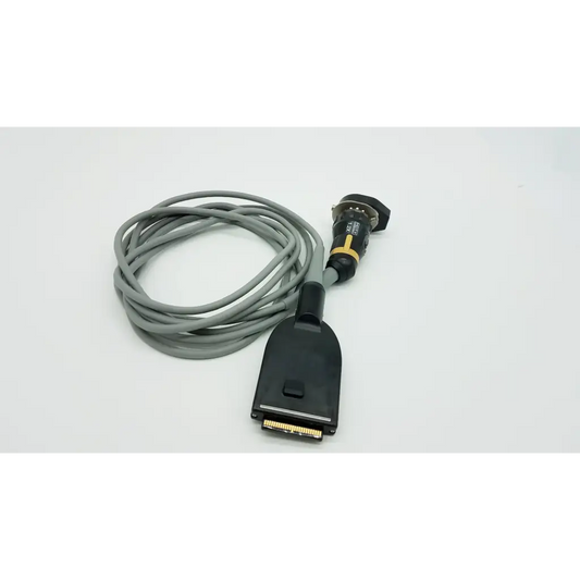 Gray coiled cable with black connectors and gold-plated interface for olympus otv-s7proh-hd-12e autoclavable camera head