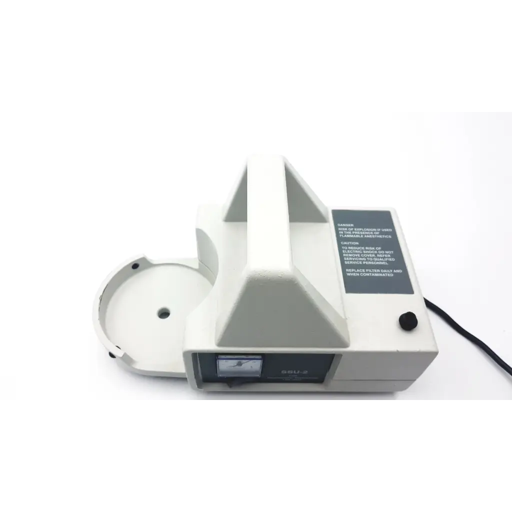 White plastic olympus ssu-2 endoscopy suction device with handle and digital display for medical use