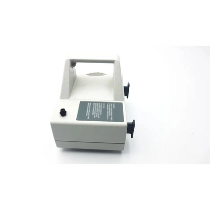 White plastic olympus ssu-2 endoscopy suction device with black accents and top handle for medical suction use