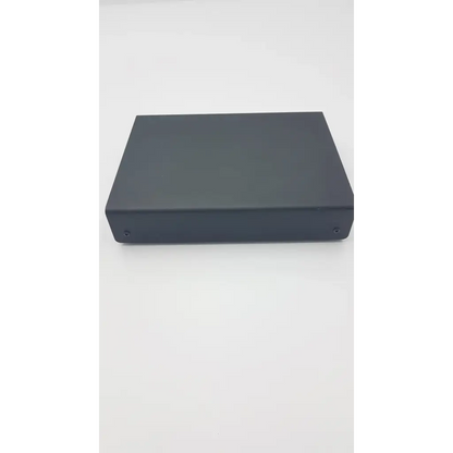 Black rectangular olympus vek0n56 ac adaptor with matte finish and rounded edges for power supply use