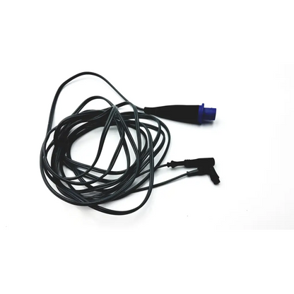 Black coiled olympus wa00014a bipolar hf cable with blue connector and black end piece 4m length