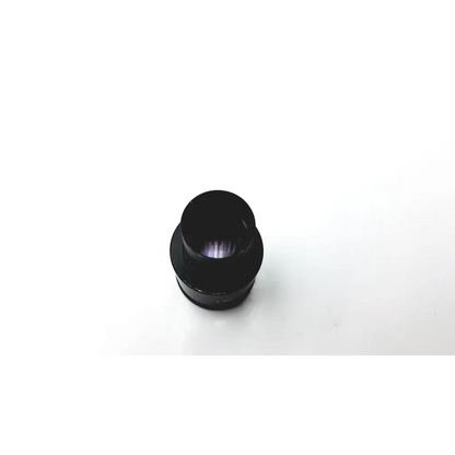 Black cylindrical adapter with glossy finish and concentric inner ridges for olympus whk 10x microscope eyepieces