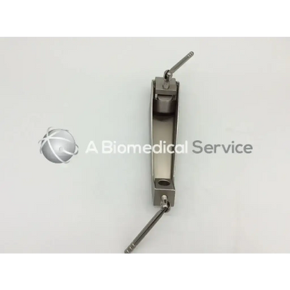 Stainless steel surgical nail clipper with lever mechanism and adjustable jaws for ima retractor rail clamp use
