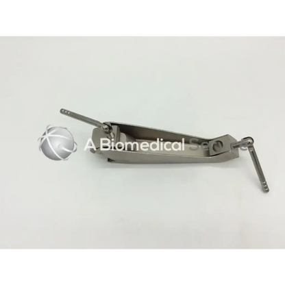 Omni-tract 3635 stainless steel ima retractor rail clamp with lever mechanism and adjustable jaw surgical instrument