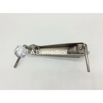 Omni-Tract 3635 stainless steel ima retractor rail clamp with spherical knob and adjustable clamping mechanism