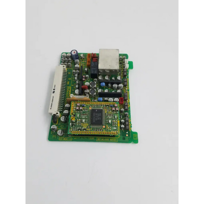 Green printed circuit board with electronic components and white connector for Omron xc5a50421 series bbcb2-11 22523sm