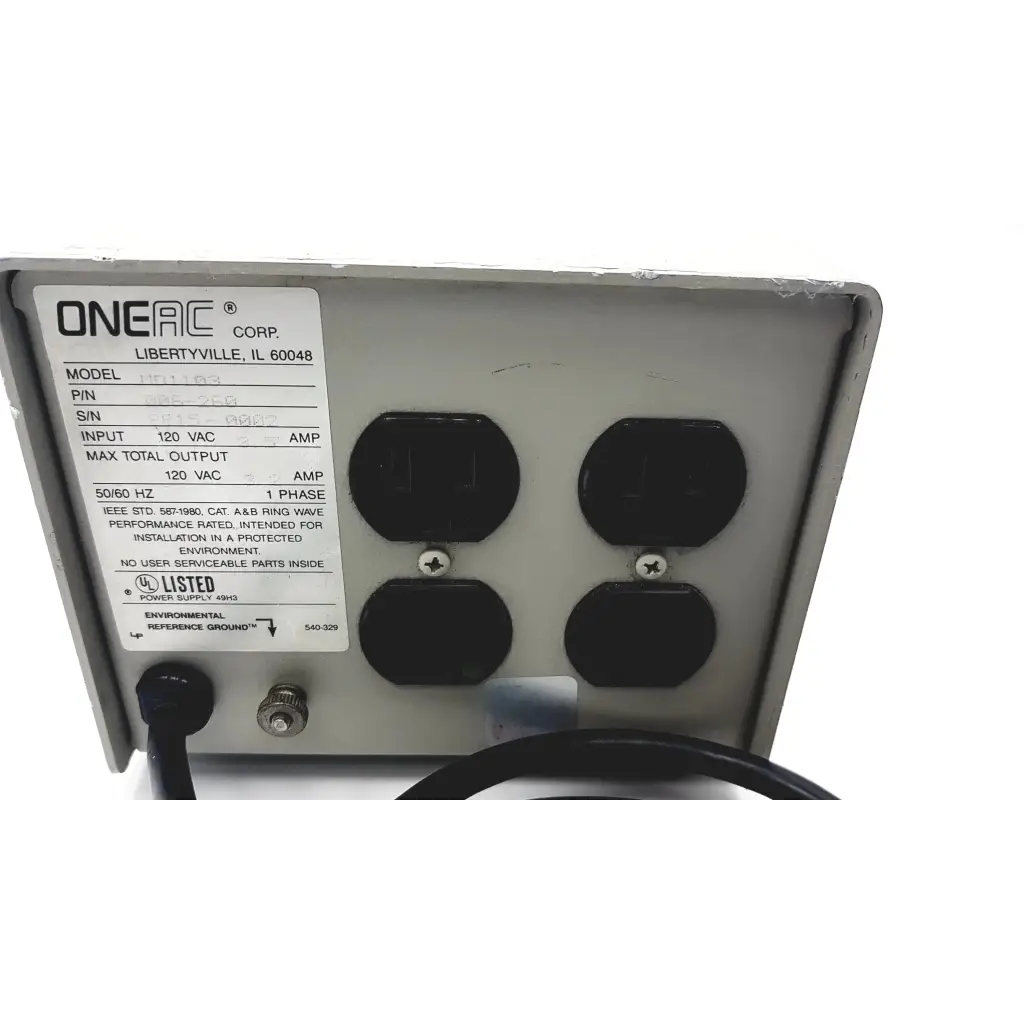 Load image into Gallery viewer, ONEAC MD1103 Four Outlet Power Conditioner 50/6HZ 1 Phase