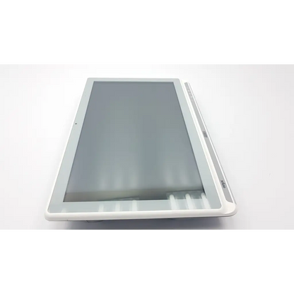 White-framed touchscreen display with sleek modern design onyx healthcare rfid venus-222st-c4-1010 monitor