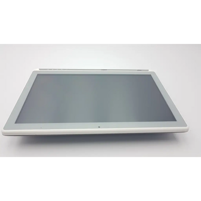 White-framed touchscreen tablet with sleek minimalist design in onyx healthcare rfid venus-222st-c4-1010 monitor