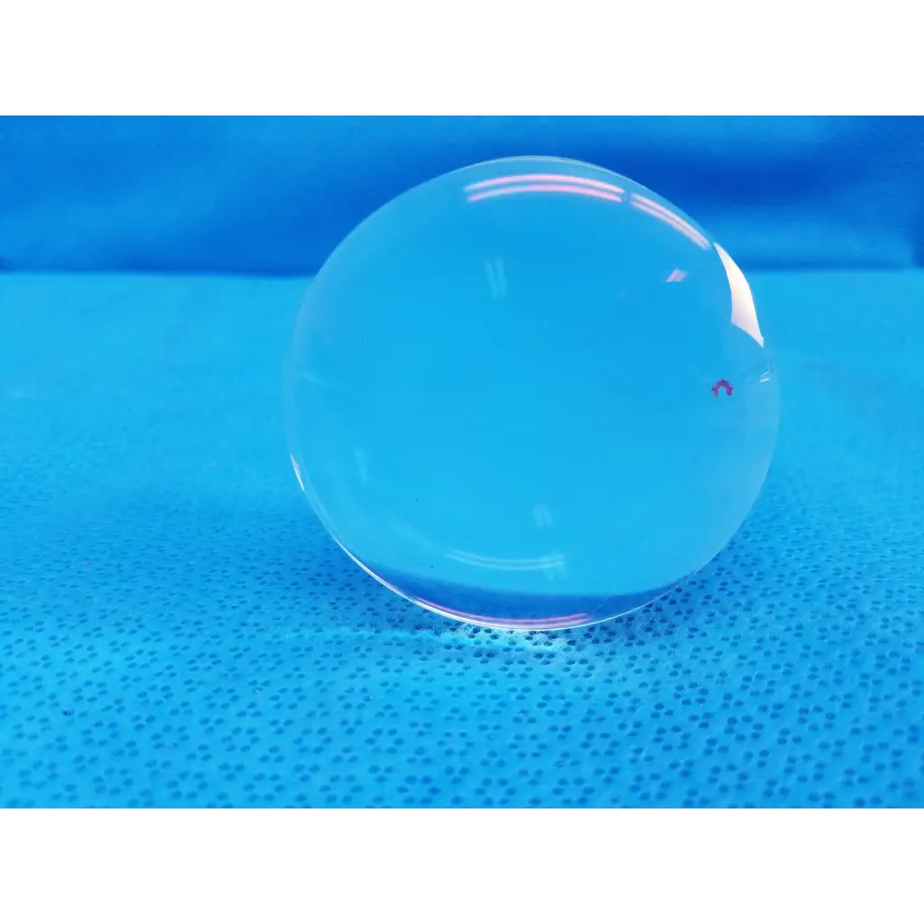 Clear transparent glass optical dome lens with smooth polished surface for topcon trc-nw8 retinal camera mount