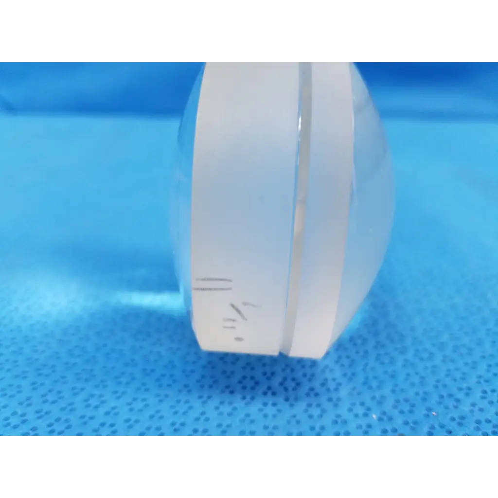 White translucent optical dome lens with glossy finish and subtle vertical ridges for topcon trc-nw8 retinal camera