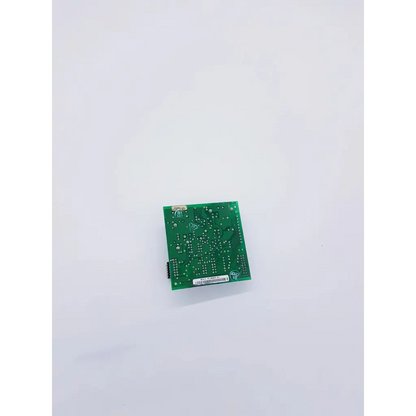 Green rectangular original datascope nibp assembly board with silver solder points and barcode label on back side