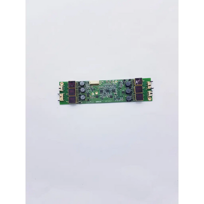 Green rectangular circuit board with black components and gold connectors in original fine qf145v1 inverter