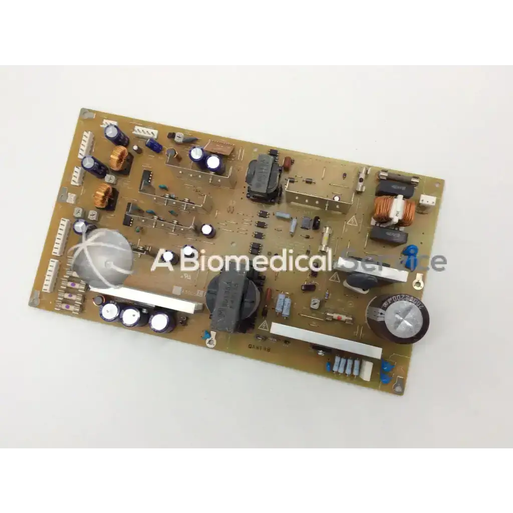Brown panasonic main power supply board with capacitors resistors and integrated circuits for main power supply use
