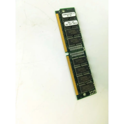 Green circuit board panasonic mn4117405csj-06 ram memory stick with gold contacts and black integrated circuits