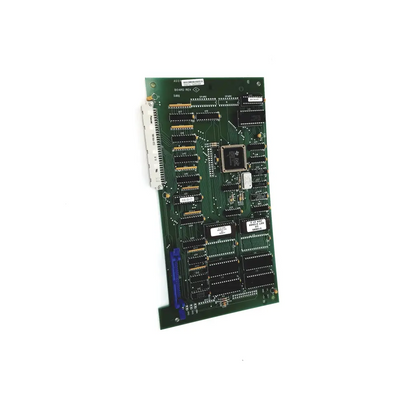 Green circuit board with black integrated circuits and gold connectors for pancon 100-064-053 module board bbdg1-3