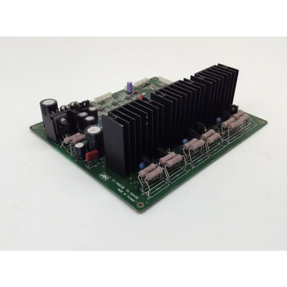 Green pc-0662a board ta-0038 jrc with black heat sinks and electronic components for circuit applications