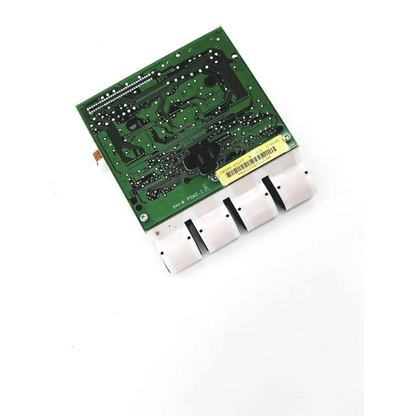 Green rectangular pca board sensor with black traces white connectors and yellow label board sensor fit c4699-60107