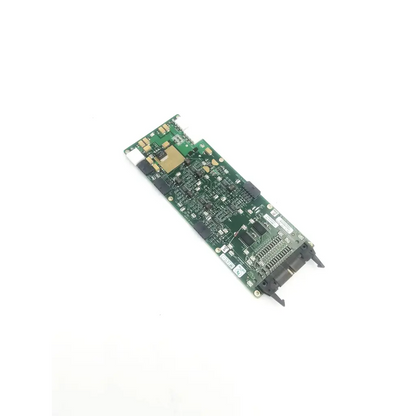 Green circuit board pcb 1014075 rev a control signal with electronic components for control signal bbcb3-4 use